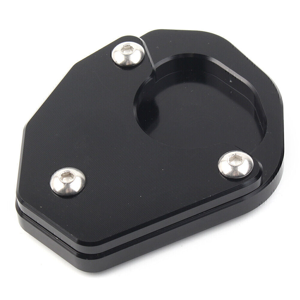 For Trident 660 2021 Kickstand Side Stand Extension Enlarge Plate Pad BLACK UK