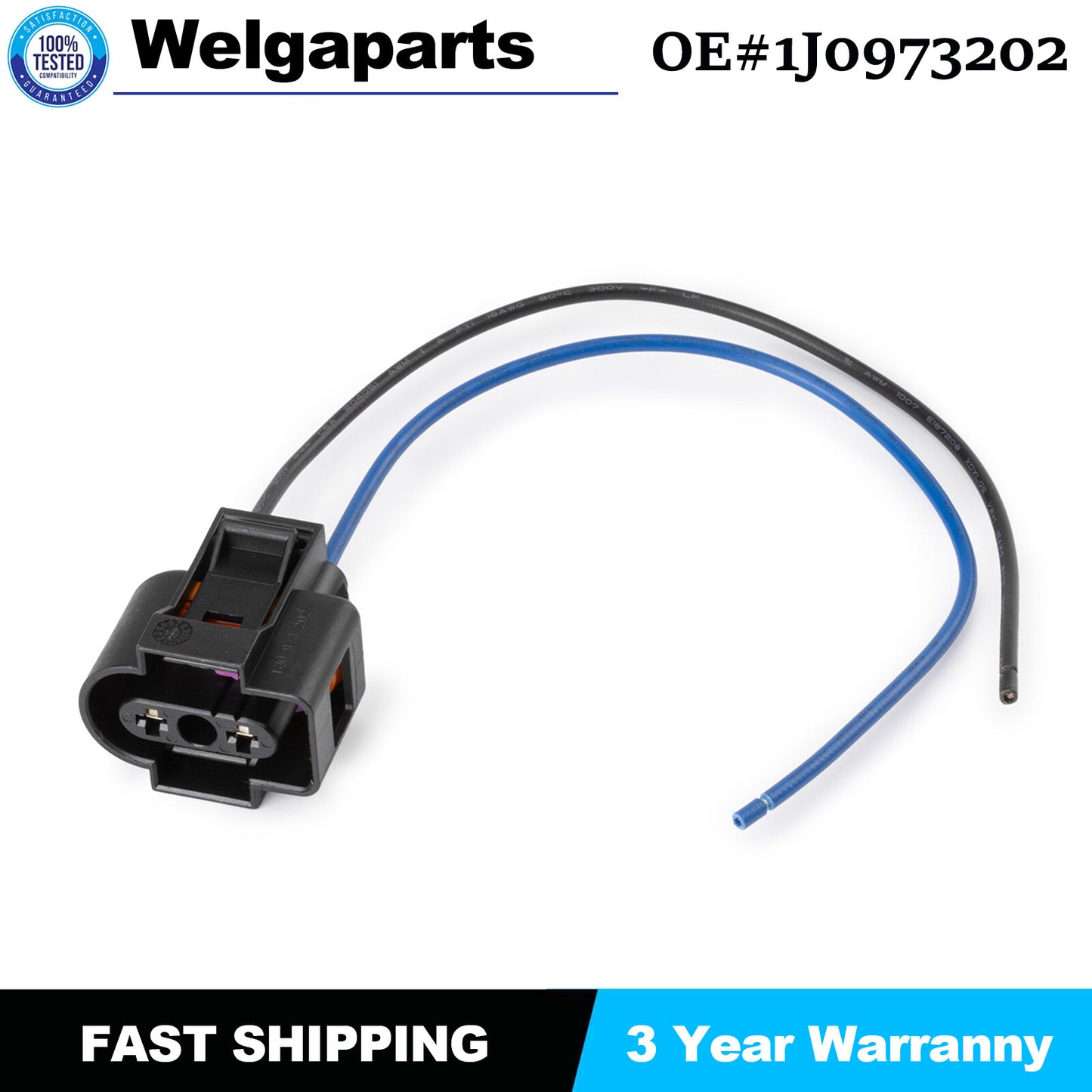 Harness Wire Plug Connector 1J0973202 for Volkswagen EOS All 2.0T for Golf 1.8T