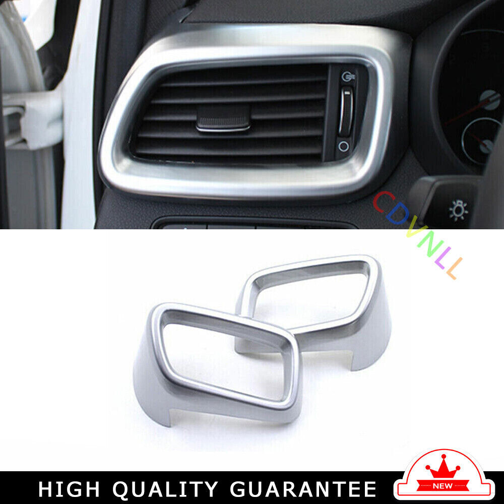 LR AC Air Outlet Vent Cover Trim 2PCS for Kia Sorento DX 16-2020 Matte Silver