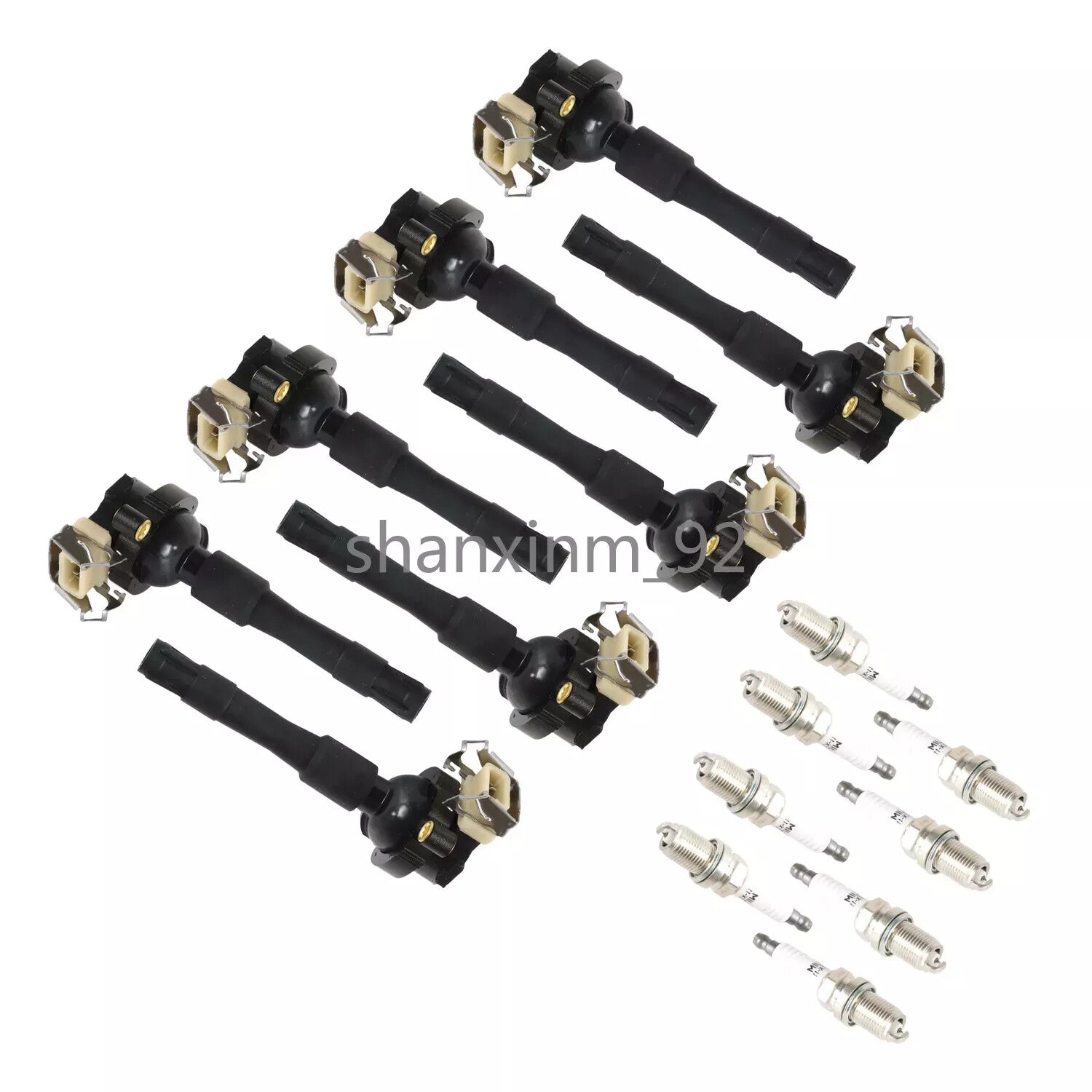 Set of 8 Ignition Coil  Platinum Spark Plug for 1996-2002 for BMW 328i UF354