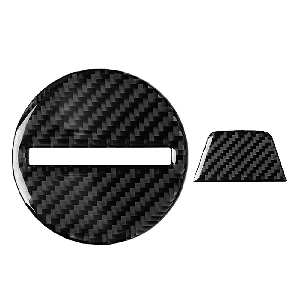 Lenkradabdeckung Trim f¨¹r for Chevrolet Camaro 2016-2021 Kohlefaser Auto 2St
