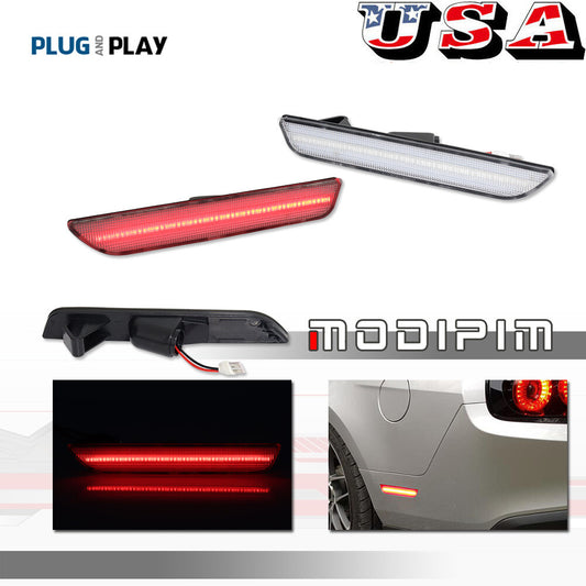 Suitable for 2010, 2011, 2012, 2013, and 2014 for Mustang rear red LED clear lens side marker light
