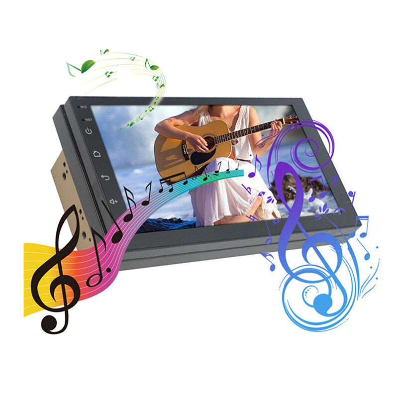 HD Car Stereo Radio Music Player Bluetooth WiFi Mirror Link FM DVR Video Player