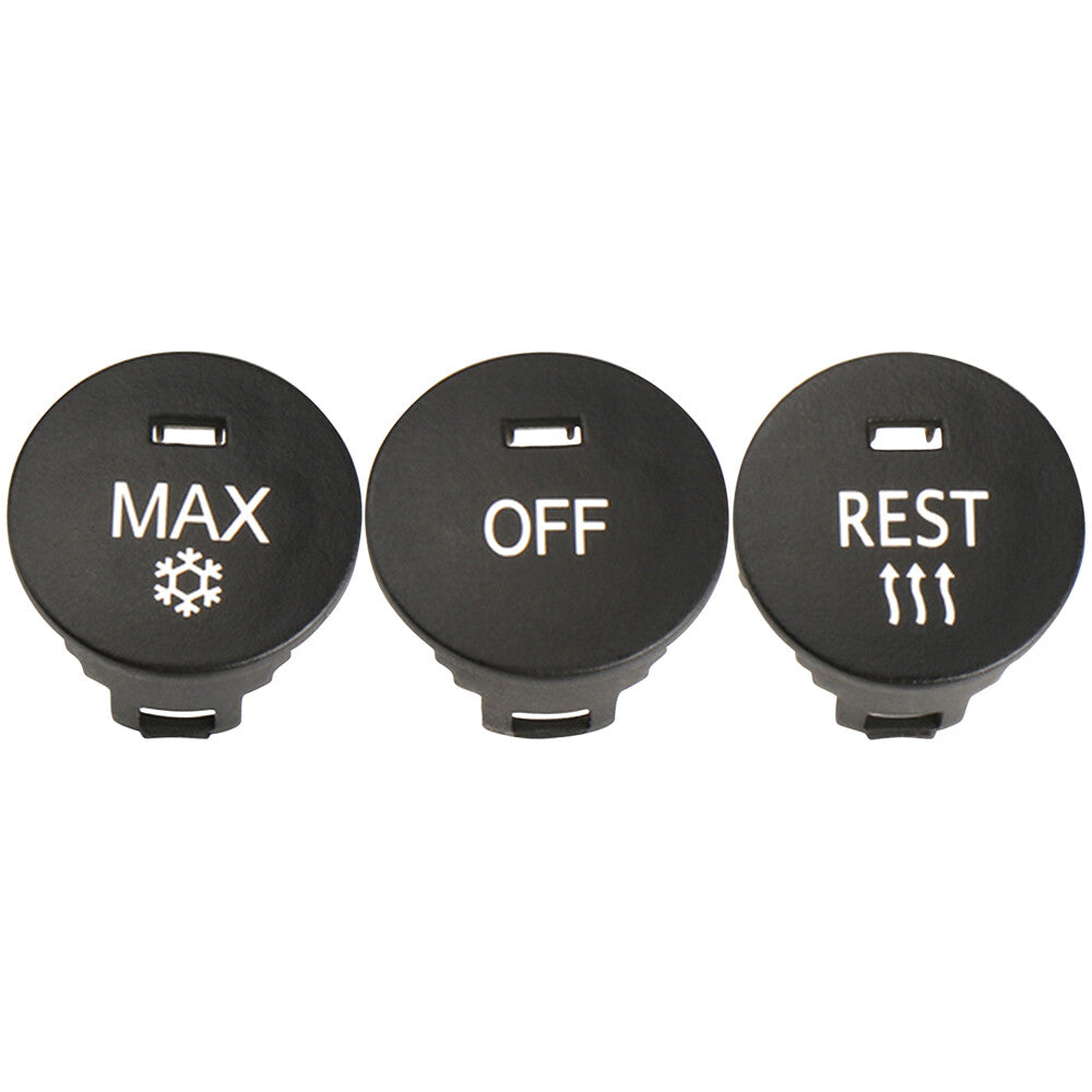 Front A/C Speed Switch Button Cap Set for BMW E60 E61 E63 E64 5 6 Series M5 M6
