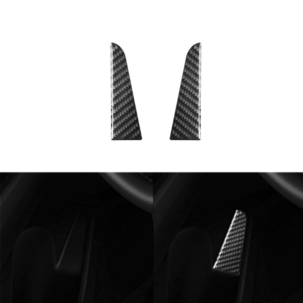 2Pcs Carbon Fiber Front Door Pull Panel Cover Trim for Nissan Altima 2019-2022
