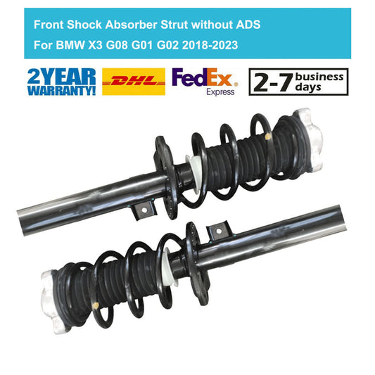 2PCS Front Shock Spring Struts Assembly w/o EDC for BMW X3 G08 G01 G02 2018-2022