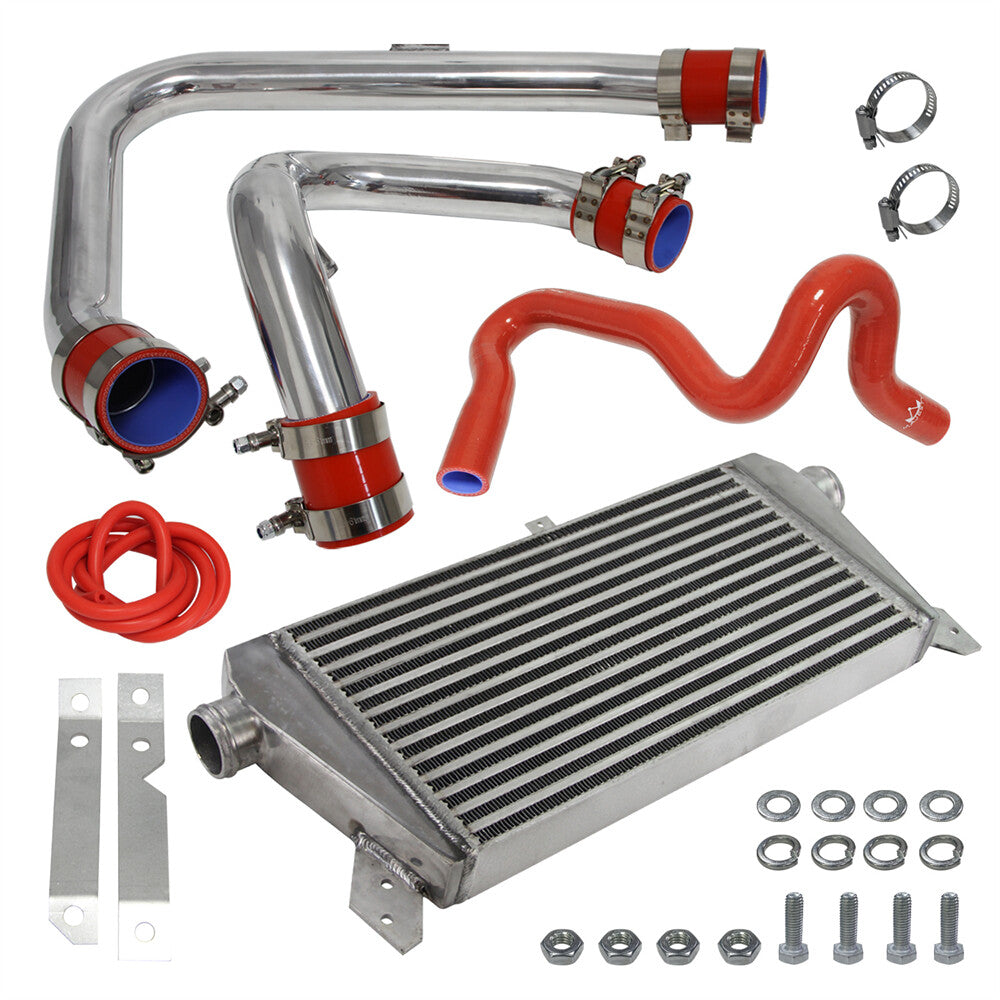 Front Mount Intercooler Kit for VW for Passat for Audi A4 B5 Quattro 1.8T 96-01 Red