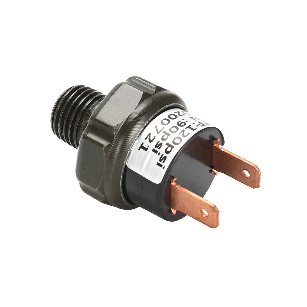 120-150 PSI Air Compressor Pressure Control Switch Valve Horn 1/8'' 12V/24V