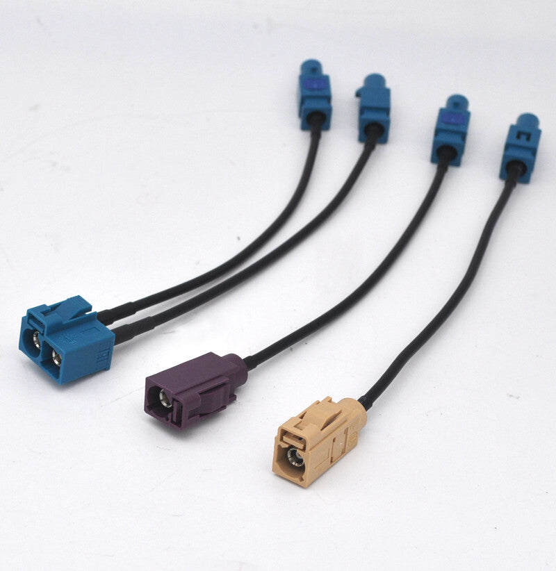 for BMW Mulf / Tcu On Combox Retrofit Antenna Adapter Plug Cable set of 3