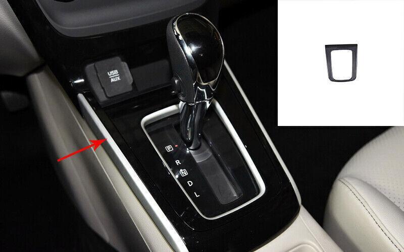 Car for Nissan Sentra 13-19 Black Titanium Central Console Gear Shift Frame Trim