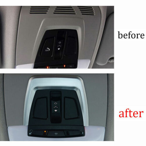 Roof Sunroof Switch Frame Trim ABS Silver 1PCS Fit for BMW X1 F48 2016-2020 2021