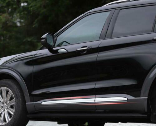 For 2020-2023 for Ford Explorer Chrome ABS Body Side Door Molding Protect Cover Trim