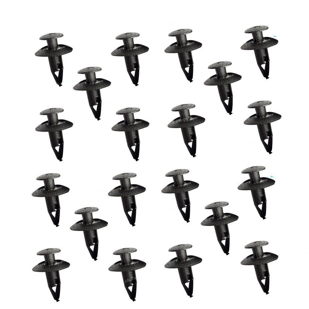 Set of 50 Fender Liner Wheel Well Clips Black Fits for Nissan 63854-01A00