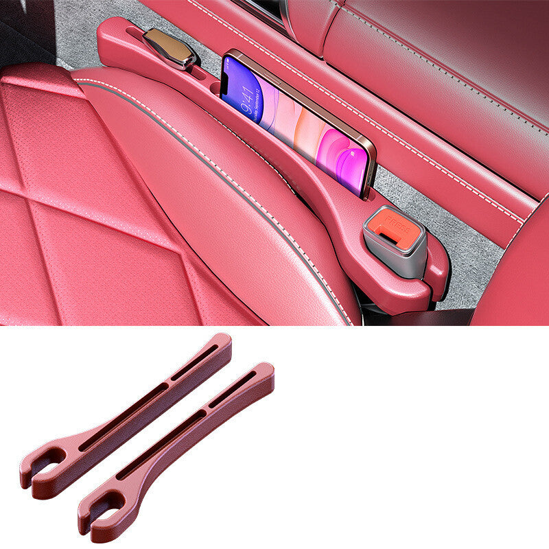 2Pcs Car for Seat Gap Filler Side Seam Plug StripLeak-proof Filling for Seat Gap Red