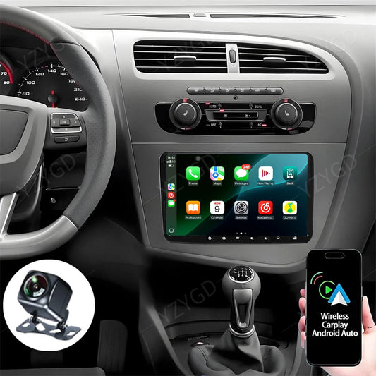 Android Auto Carplay for SEAT Leon 2010-2012 Stereo Car Radio GPS Navi Screen BT