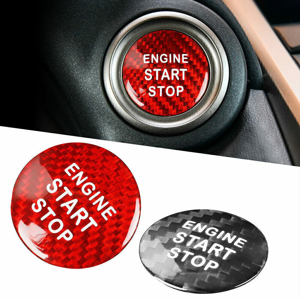 for LEXUS IS250 350 2006-2013 2Color Carbon fiber Engine Start Stop Button cover