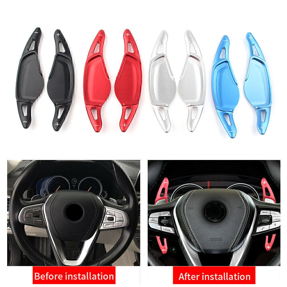 Steering Wheel Paddle Shifter Extension Fit for BMW 5 7 Series X3 X4 X5 Aluminum