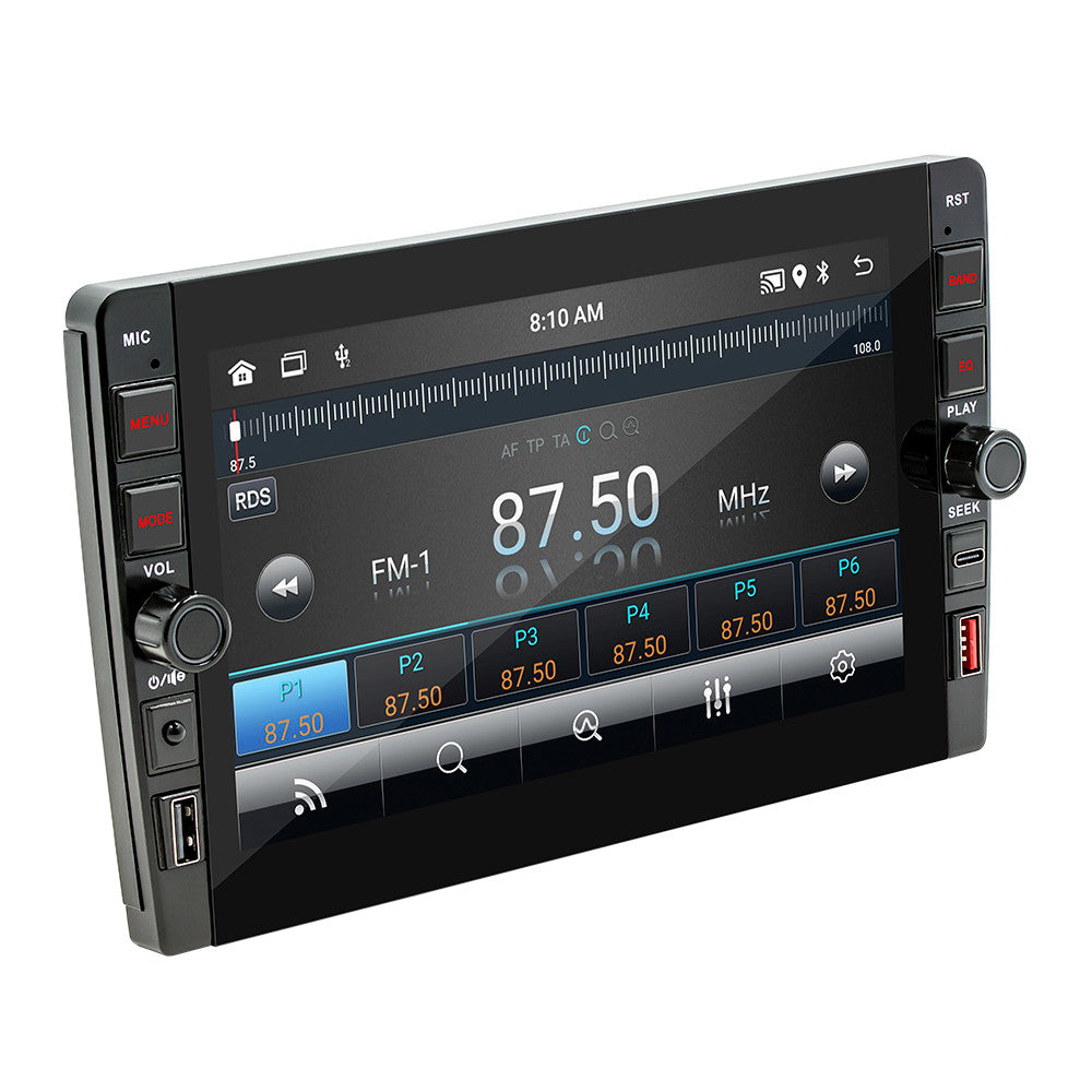 9in Double 2Din Car Stereo Radio Bluetooth For Carplay Android MP5 Player W/Cam