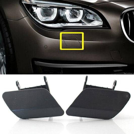 2X for BMW 7 F01 F02 2012-2015 2014 2013 Front Bumper Headlight Washer Cap Cover