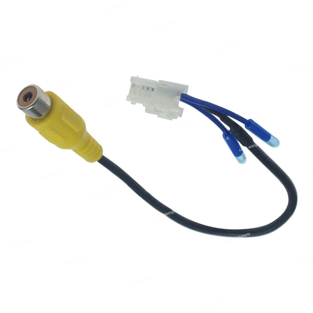 Rear View Backup Camera Cable Adaptor RCA For Car Stereo Radio DVD 10Pins