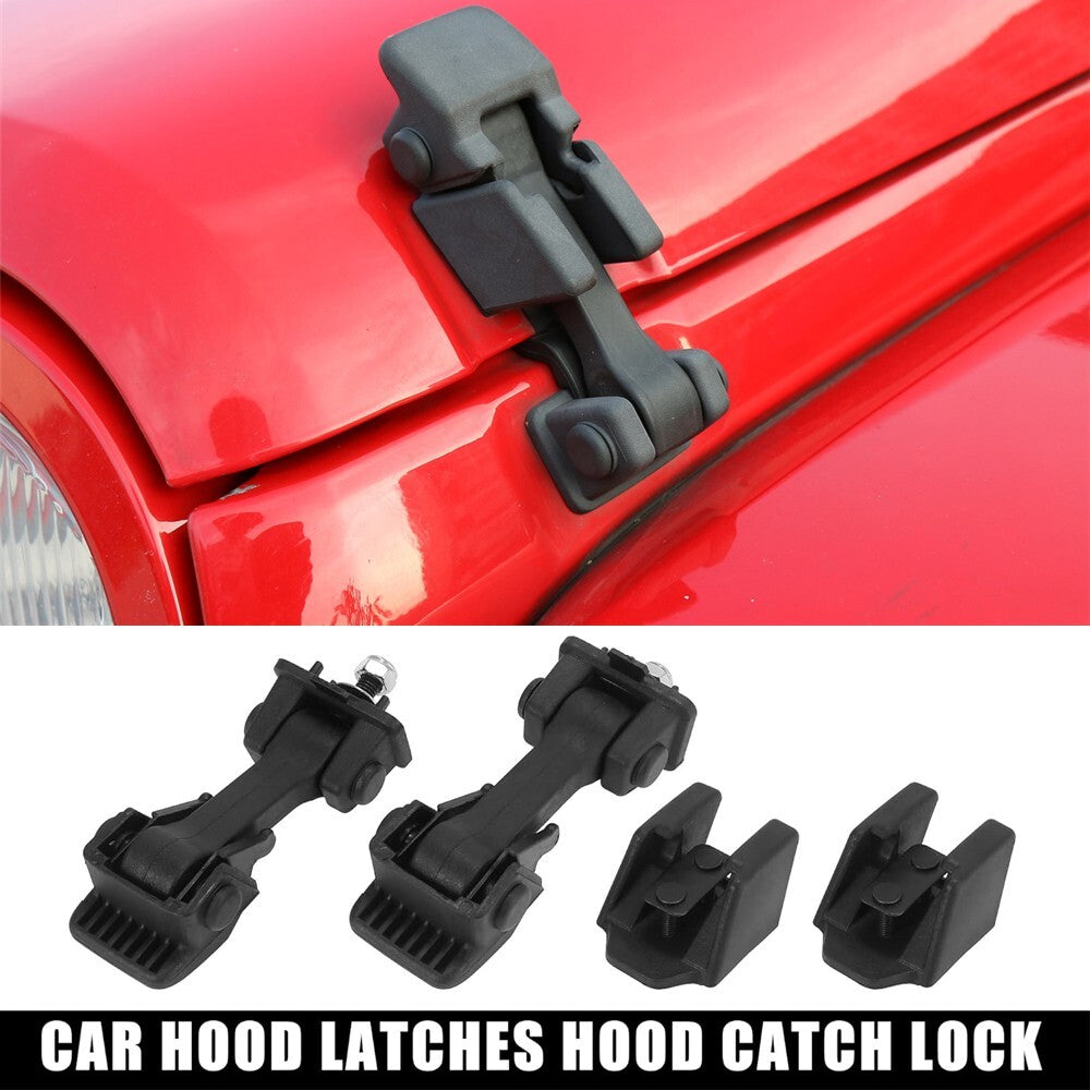 Left Right Front Engine Hood Latch Catch  Bracket for Jeep for Wrangler JK 2007-18