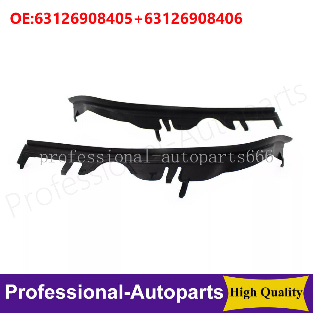 One pair of front left + right headlight gaskets for sealing for BMW 5 Series E39 525i 528i M5