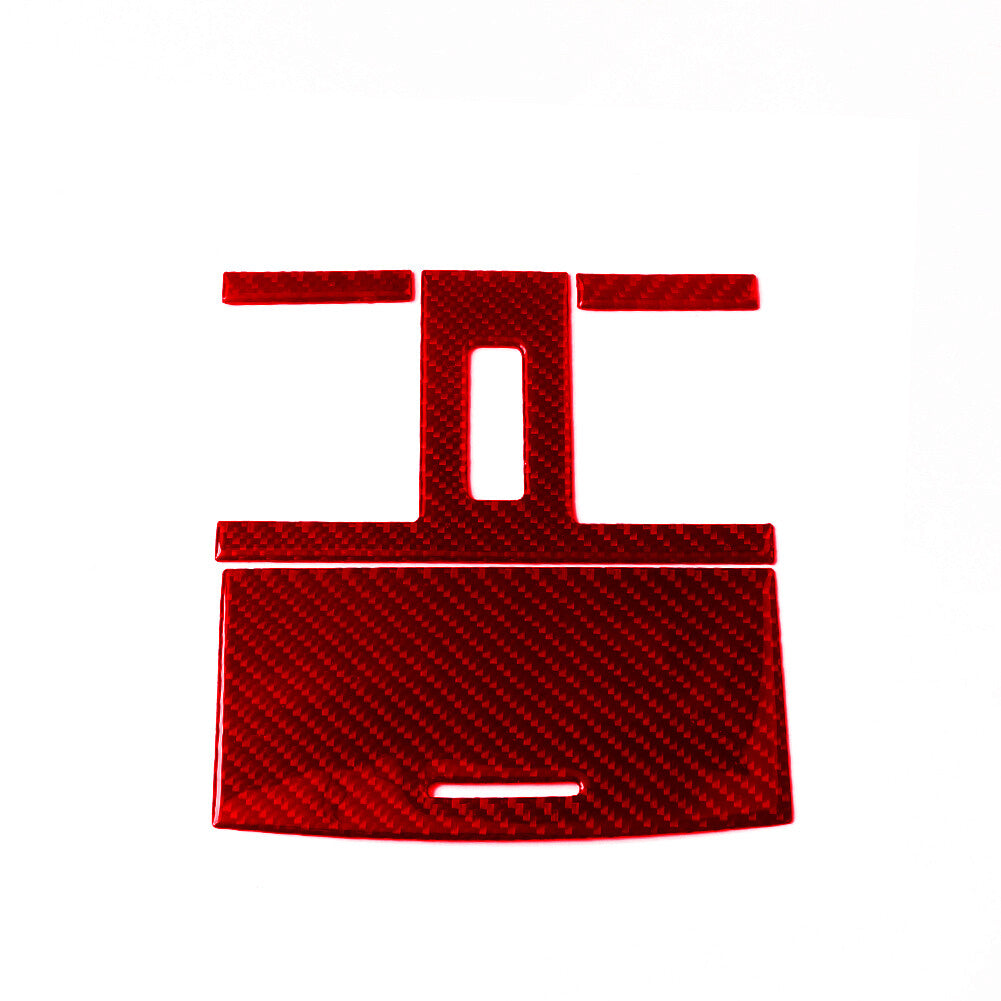 Red Carbon Fiber Overhead Console Panel Cover Trim for Chrysler 300 2005-2007