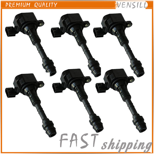 Set of 6X Ignition Coils 22448-8J115 for Nissan Frontier Pathfinder NV for Infiniti