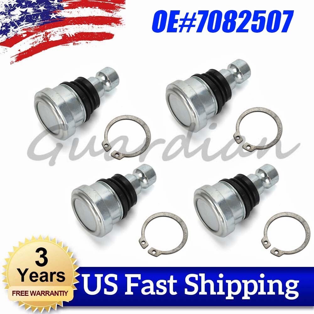 4PCS Ball Joint 7082507 for Polaris XP Ranger Crew Brutus RZR XP General 1000