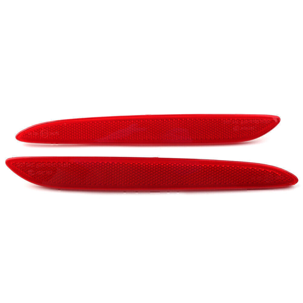 Pair Rear Bumper Trim Side Reflector for Jaguar XJ 2010-2017 2011 2012 2013 2014