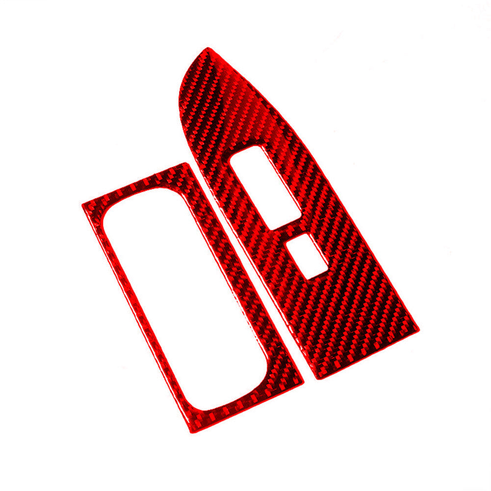 Carbon Fiber Sticker for Co -pilot door lift panel + pull for SUZUKI GRAND VITARA 2PC