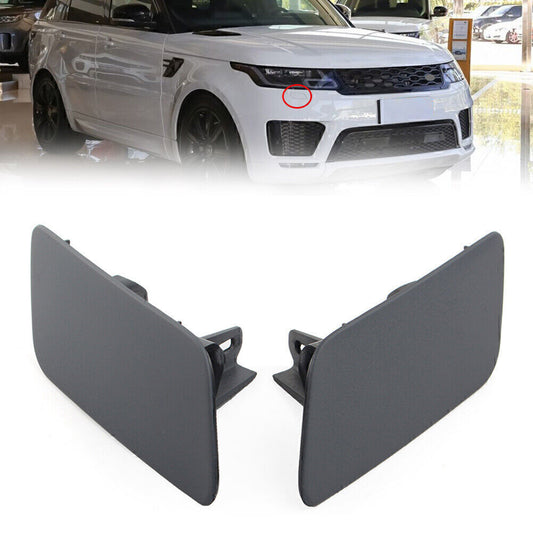 Pair Headlamp Washer Cover Cap for Land Rover for Range Rover Sport 2018-21 LR099329