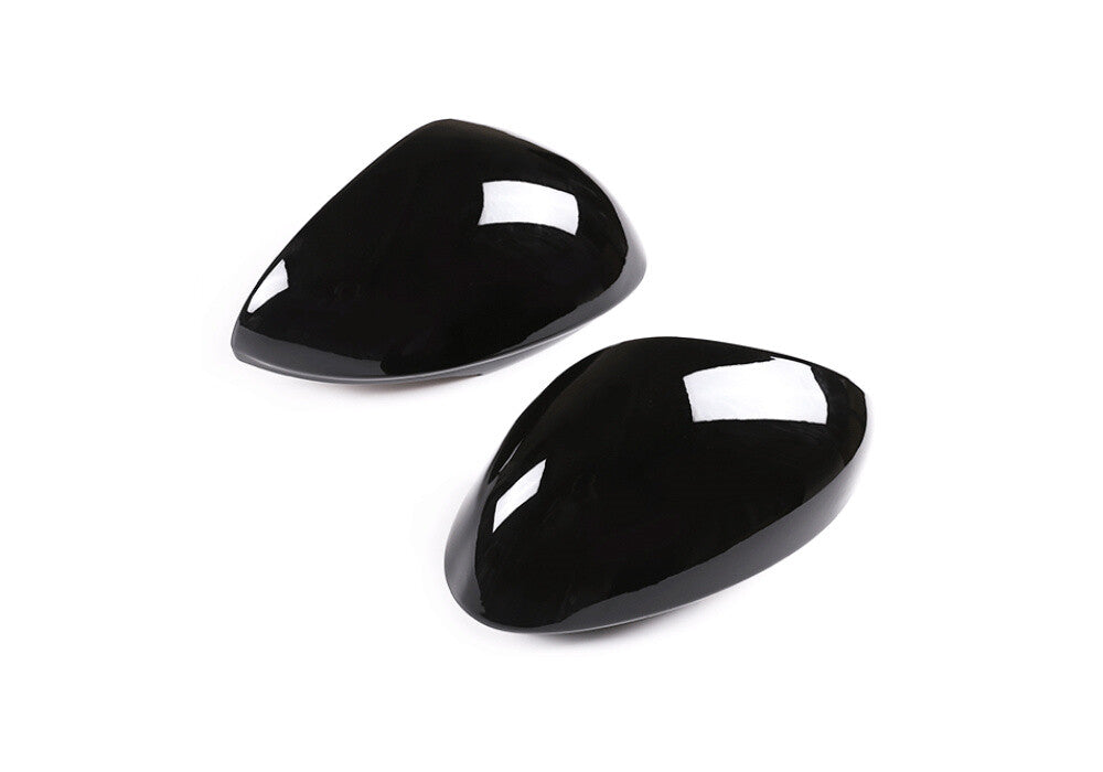 Gloss Black ABS Side Rearview Mirror Caps Cover for Alfa Romeo for Stelvio 2017-2022