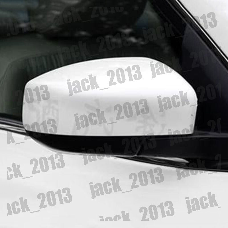 Pearl White Right Side Mirror Cover Cap for Nissan Sentra 2012-2019/No Signal 1p