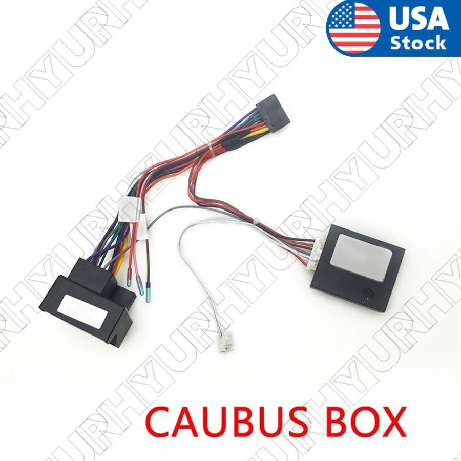 Car Audio Radio 16PIN Android Power Cable Adapter+Canbus Box for BMW E46/E53/E39