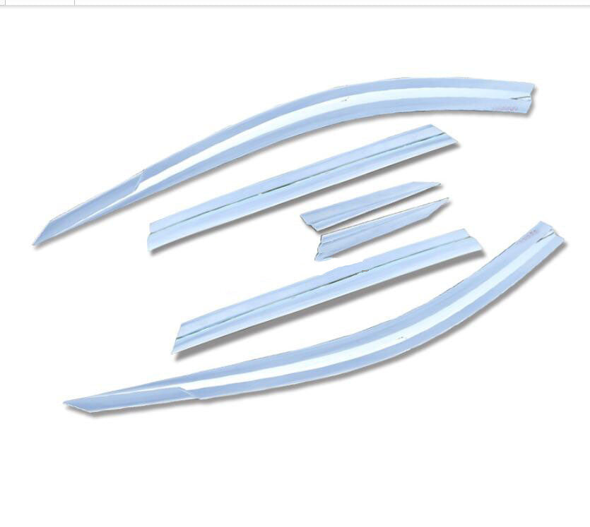 for Hyundai for Tucson 2016-2021 Chrome Window Visors Sun Rain Guard Vent Deflectors
