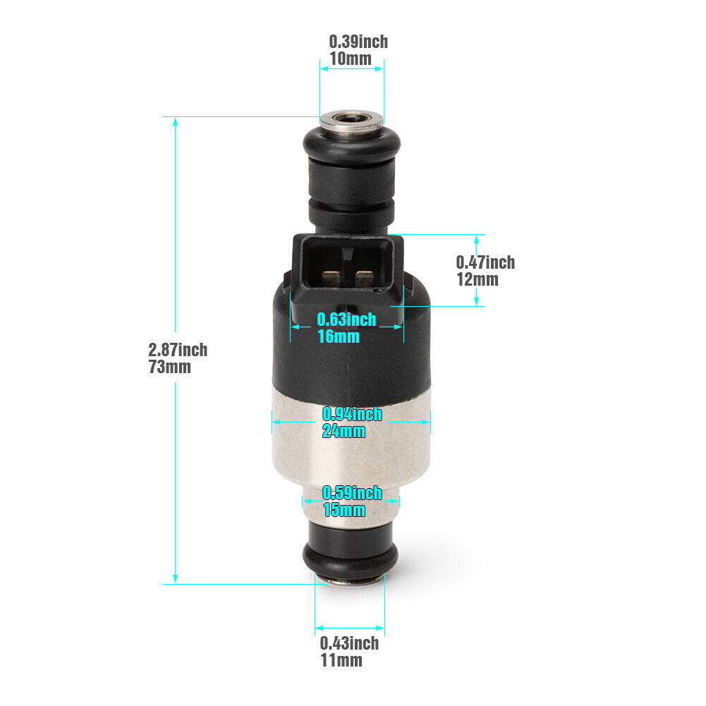 4X Flow Matched Fuel Injector for Chevrolet 2.8 3.1 3.3 1985-93 17089569 5235136