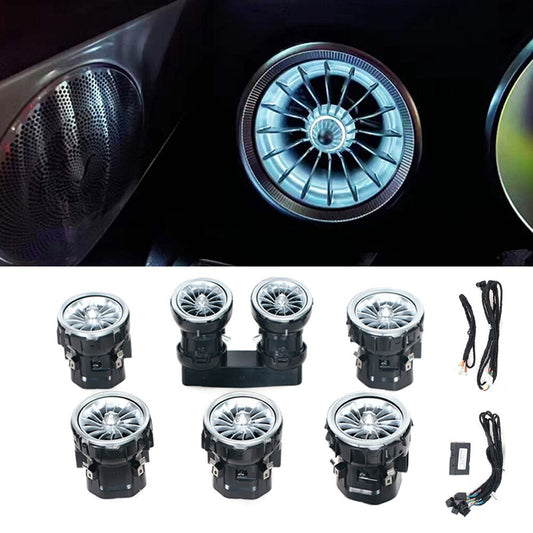 Set A/C Vent Outlet 64 Colors for Mercedes-Benz C Class W205 C205 GLC 2014-2021
