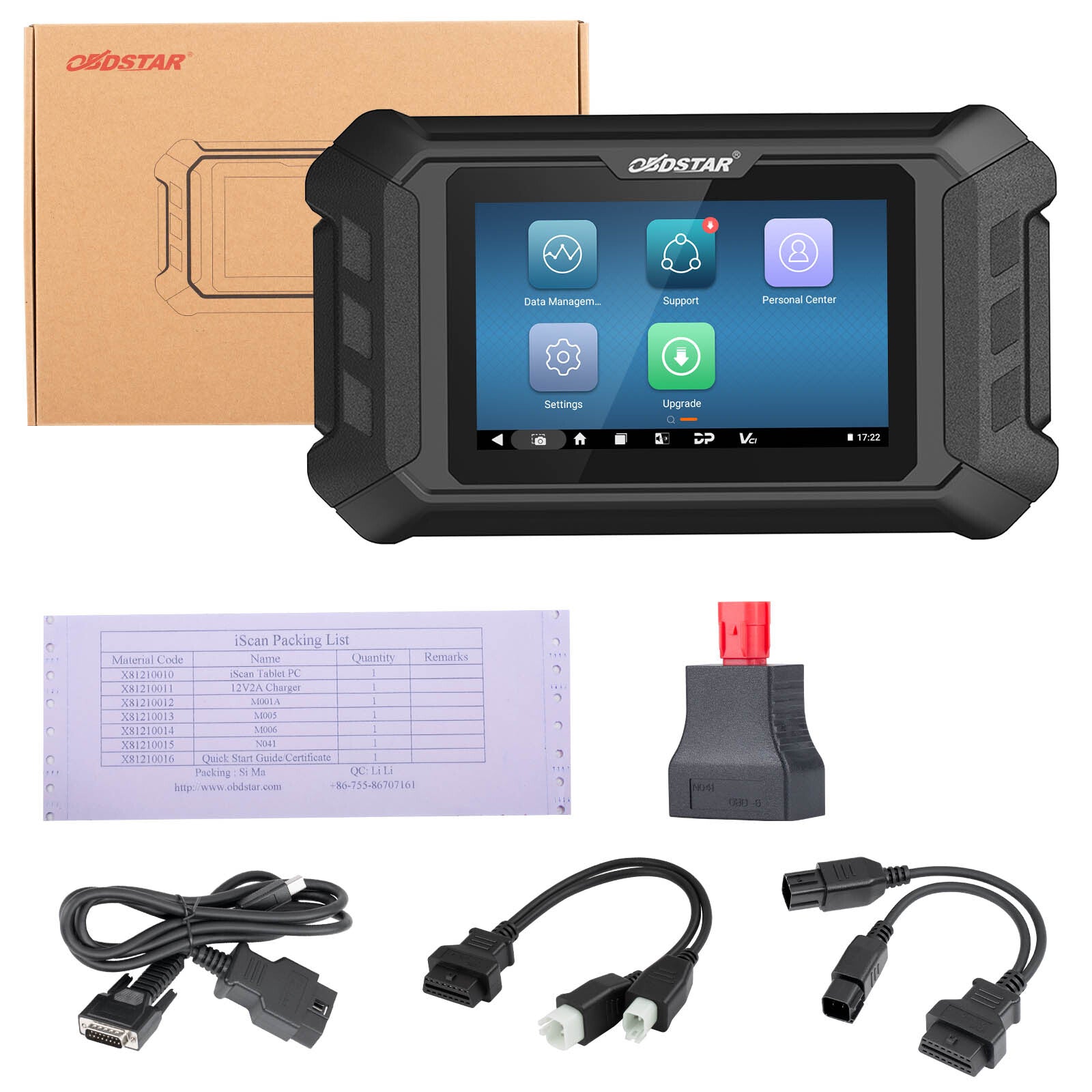 OBDSTAR iScan for Kawasaki Motorcycle Diagnostic Sanner code clearing,data flow
