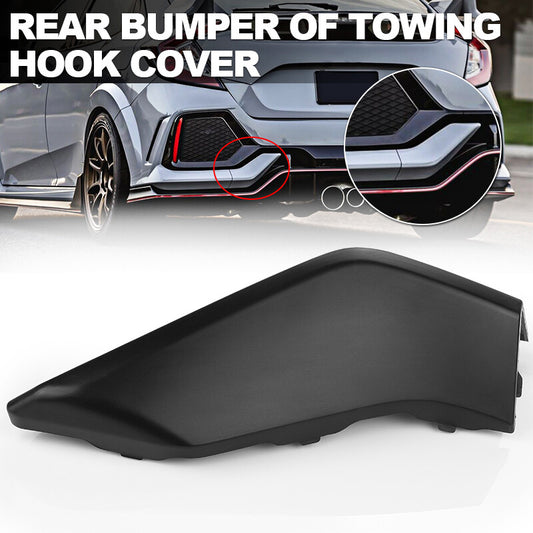 Rear Bumper Tow Hook Cover Cap Fit for Honda for Civic Hatchback 2016 2017 2018-2021 NEW