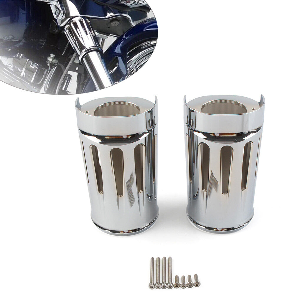 Gabelmanschetten-Abdeckungen f¨¹r for Harley Electra Street Road Glide King CVO 14¨C22
