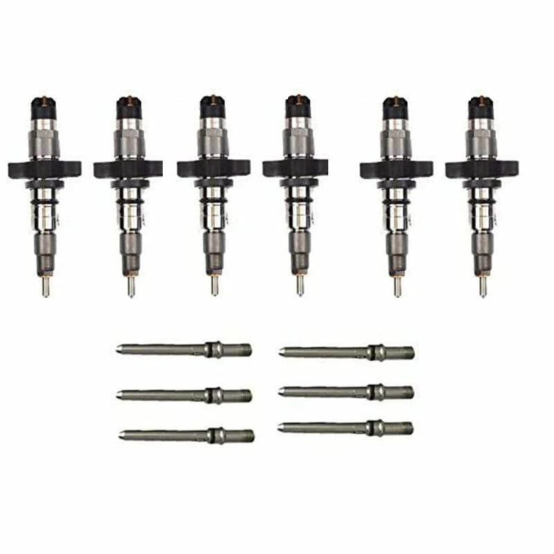 6X Fuel Injector 0986435503 0445120255 for 2003-2004 for Dodge for Ram 2500/3500