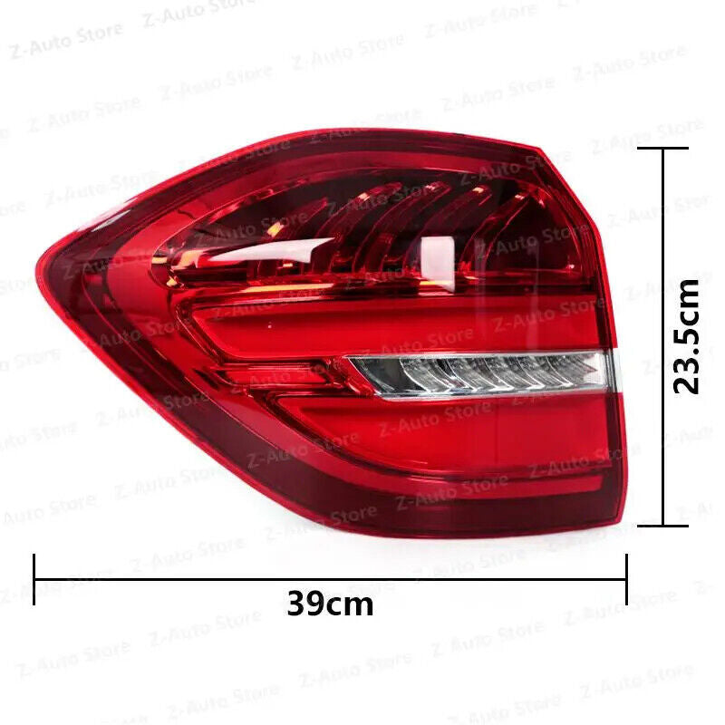 Left side applicable to for Mercedes-Benz GLS-Class X166 2016 - 2019 LED taillights