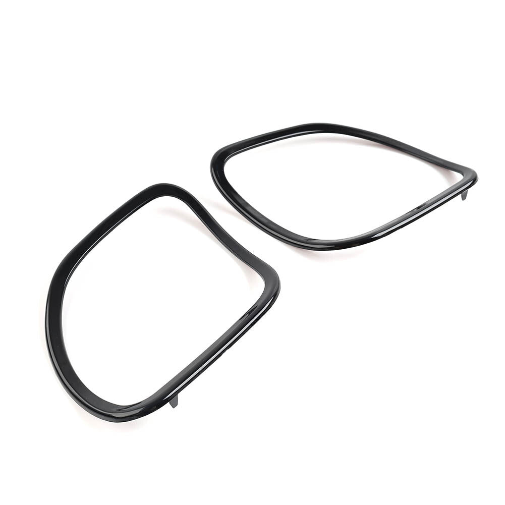 Front Speaker Trim Cover Glossy Black for Harley Road Glide FLTRX FLTRXS 2015-23