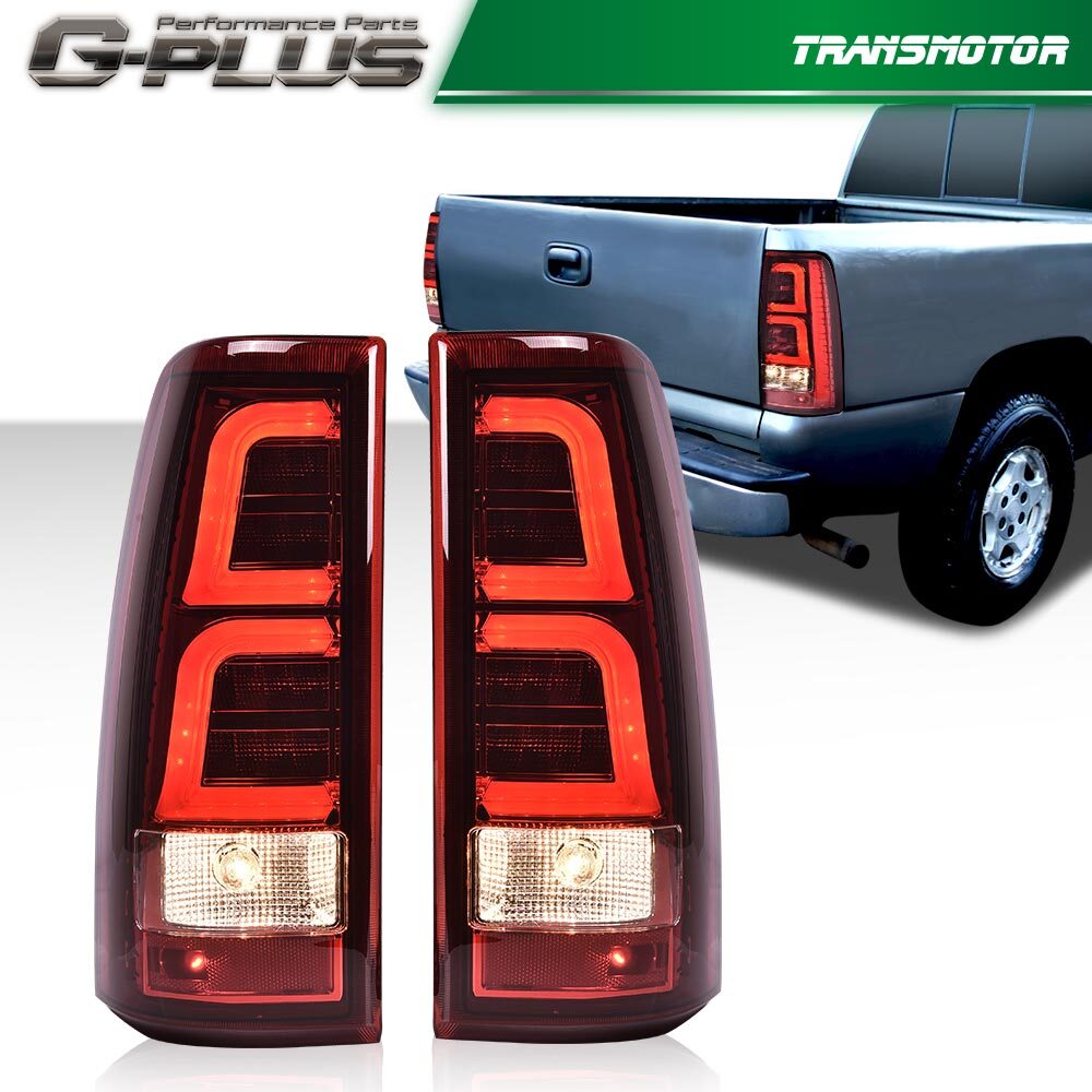 Red LED taillights are suitable for 1999-2006 for Chevrolet Silverado, 1999-2002 for GMC for Sierra,and 1500-2500 models.
