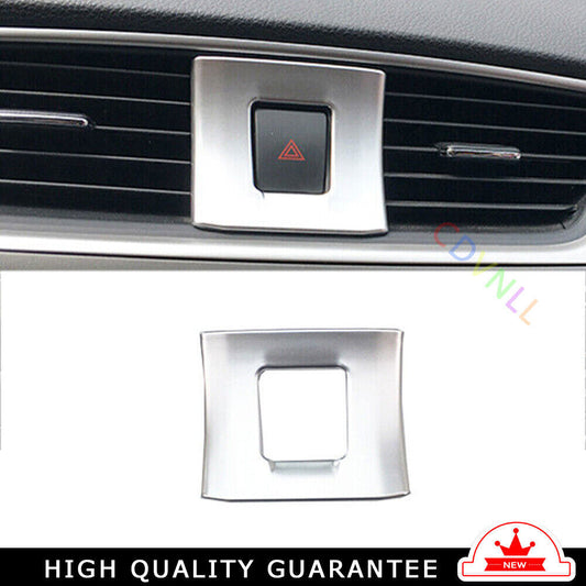 Middle Air Outlet Vent Cover Trim for Nissan Sentra Sylphy 2013-19 Matte Silver