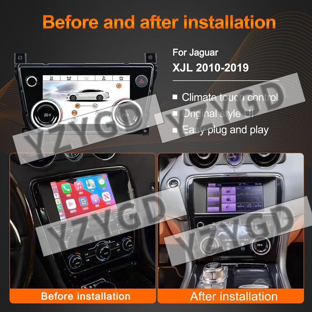 A/C Retrofit for Jaguar XJL XJR 2010-2019 Air Condition Control System Screen