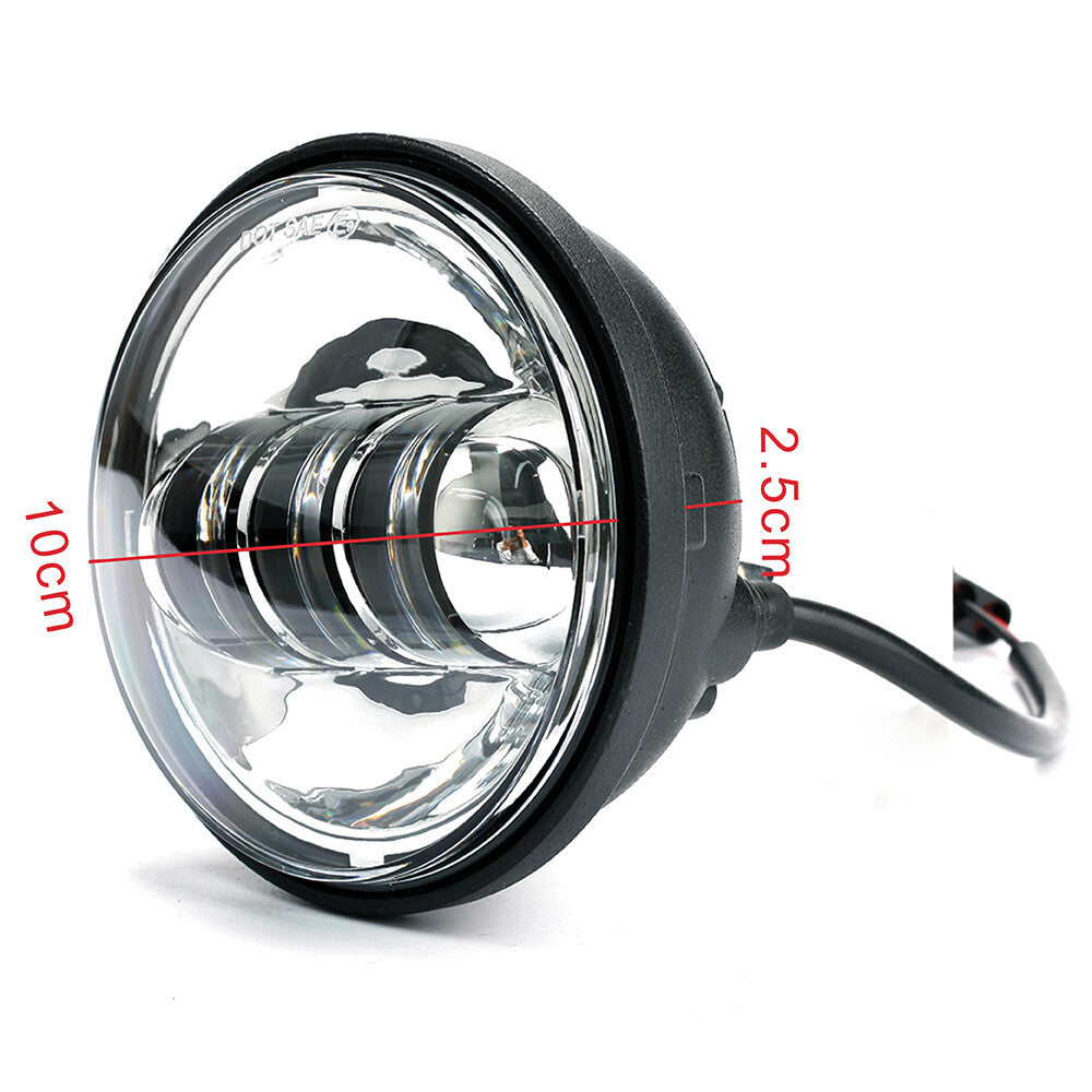 Motorcycle headlight housing cover fog light and bracket for Harley Sportster XL883