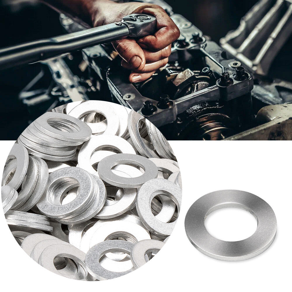 100x Oil Drain Sump Plug Washers Gasket 12mm for Toyota for Lexus for Scion 90430-12031