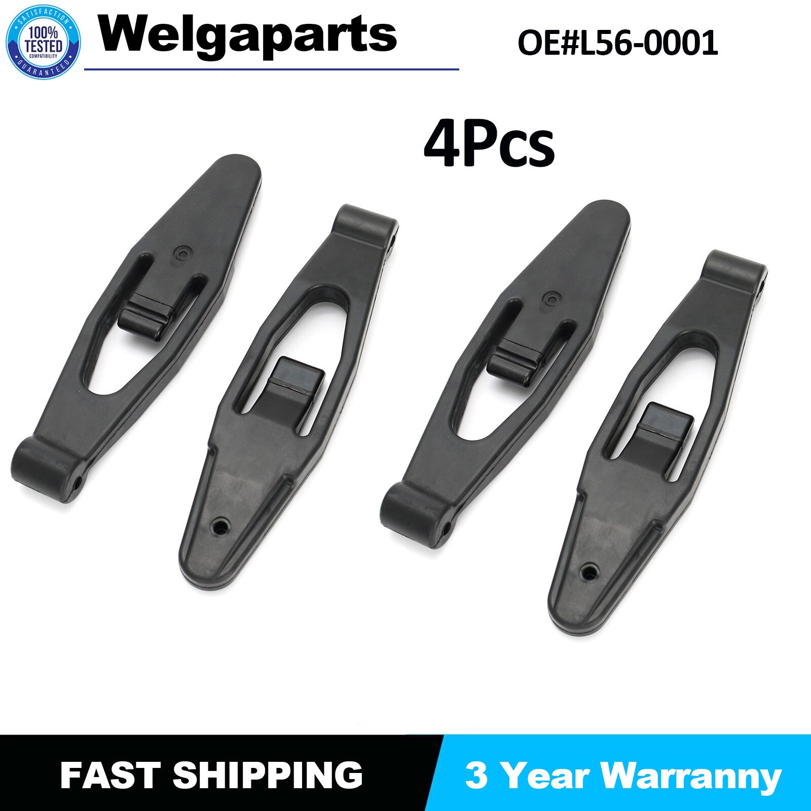 4PCS Hood Latch Base for Peterbilt 357 367 377 378 379 388 389 L56-0001 NEW